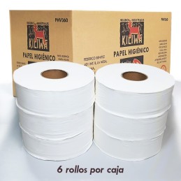 Papel higiénico 360, 6 rollos