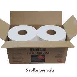 Papel higiénico 500, 6 rollos